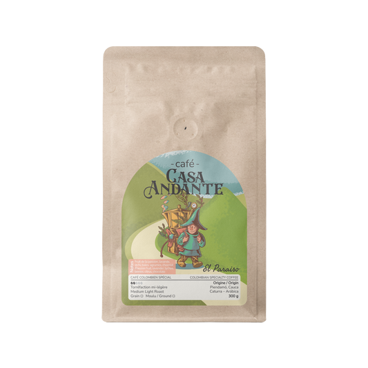 Café Colombien Spécial EL PARAISO Torréfaction mi-légère 300g